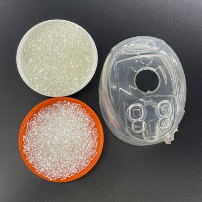 Extrusão de pellets de TPU à base de poliéter transparente para moldagem por injecção