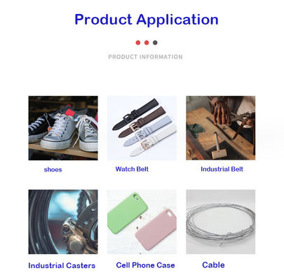 Grânulos de TPU de Fibra de Carbono Virgem Material Bruto de Plástico Biodegradável Material Plástico de Base Biológica
