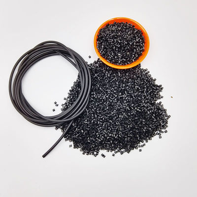 TPU GRS Materiais reciclados Termo Plástico Poliuretano Pellet Negro