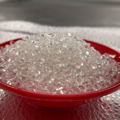 Pelotas de resina de poliuretano transparente grãos de plástico para recheio de brinquedos