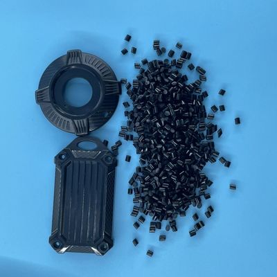 Pellet de poliuretano TPU de fibra de carbono preto personalizado