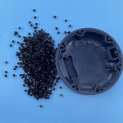 Pellet de poliuretano TPU de fibra de carbono preto personalizado