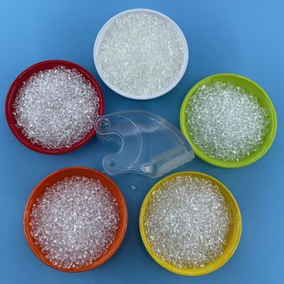 Resistente ao óleo à base de poliéter de pellets TPU de fibra de carbono transparente