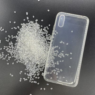 Caixa de telefone TPU suave de cobertura total transparente