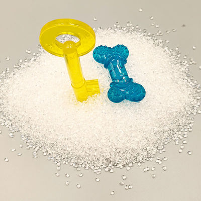 Brinquedos para animais de estimação TPU de alta transparência, transparência de cerca de 5-6mm, boa elasticidade, excelente tenacidade