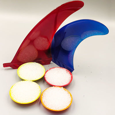 Tpu de alta transparência, dureza 64D, transparência de cerca de 5-6mm, boa resiliência, excelente tenacidade