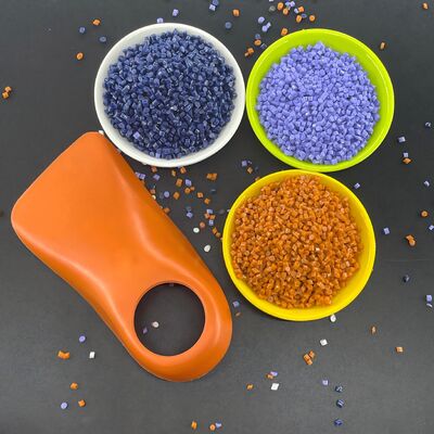 Granulados de fibra TPU, alta dureza, resistência ao desgaste Série GF para rolos industriais e acessórios eletrônicos