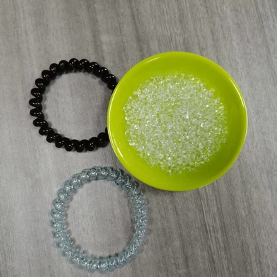 Tpu altamente transparente, transparência de cerca de 5-6mm, formação rápida, boa resiliência, excelente tenacidade